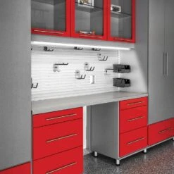 40 In. White Ultra Thin Magnetic Shelf Light Plug-in LED Under Cabinet Light Easy Installation 1000 Lumens (12-Pack) -Lamp Parts white eti lighting under cabinet bar lights 535091610uc12pk 44 1000