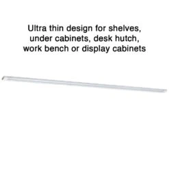 40 In. White Ultra Thin Magnetic Shelf Light Plug-in LED Under Cabinet Light Easy Installation 1000 Lumens (12-Pack) -Lamp Parts white eti lighting under cabinet bar lights 535091610uc12pk c3 1000