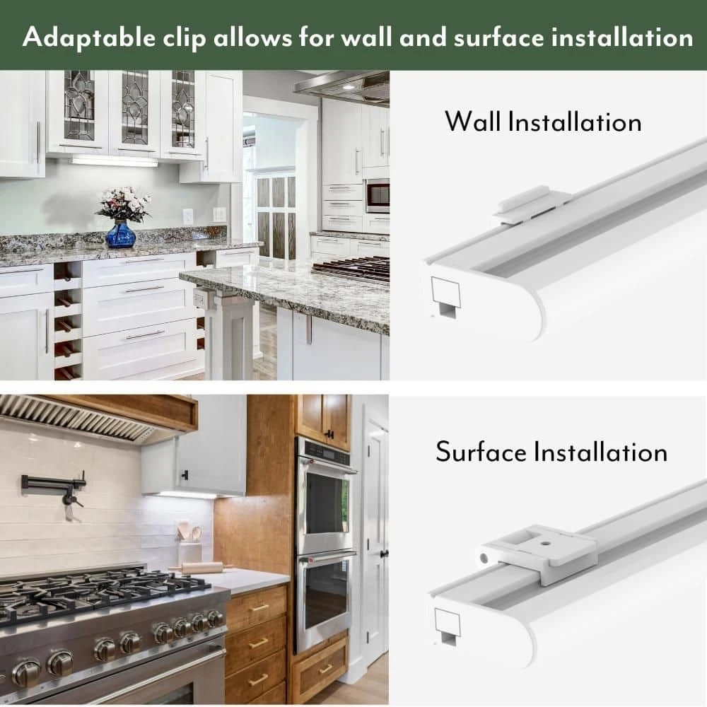 NEXUS 12 In. Plug-in White Integrated LED Linkable Under Cabinet Light 500 Lumens Five Selectable CCT Dimmable 8 NEXUS 12 In. Plug-in White Integrated LED Linkable Under Cabinet Light 500 Lumens Five Selectable CCT Dimmable - Image 6