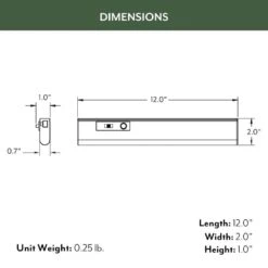NEXUS 12 In. Plug-in White Integrated LED Linkable Under Cabinet Light 500 Lumens Five Selectable CCT Dimmable 21 NEXUS 12 In. Plug-in White Integrated LED Linkable Under Cabinet Light 500 Lumens Five Selectable CCT Dimmable -Lamp Parts white eti lighting under cabinet bar lights b04015301a 77 1000