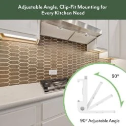 NEXUS 12 In. Plug-in White Integrated LED Linkable Under Cabinet Light 500 Lumens Five Selectable CCT Dimmable 22 NEXUS 12 In. Plug-in White Integrated LED Linkable Under Cabinet Light 500 Lumens Five Selectable CCT Dimmable -Lamp Parts white eti lighting under cabinet bar lights b04015301a c3 1000