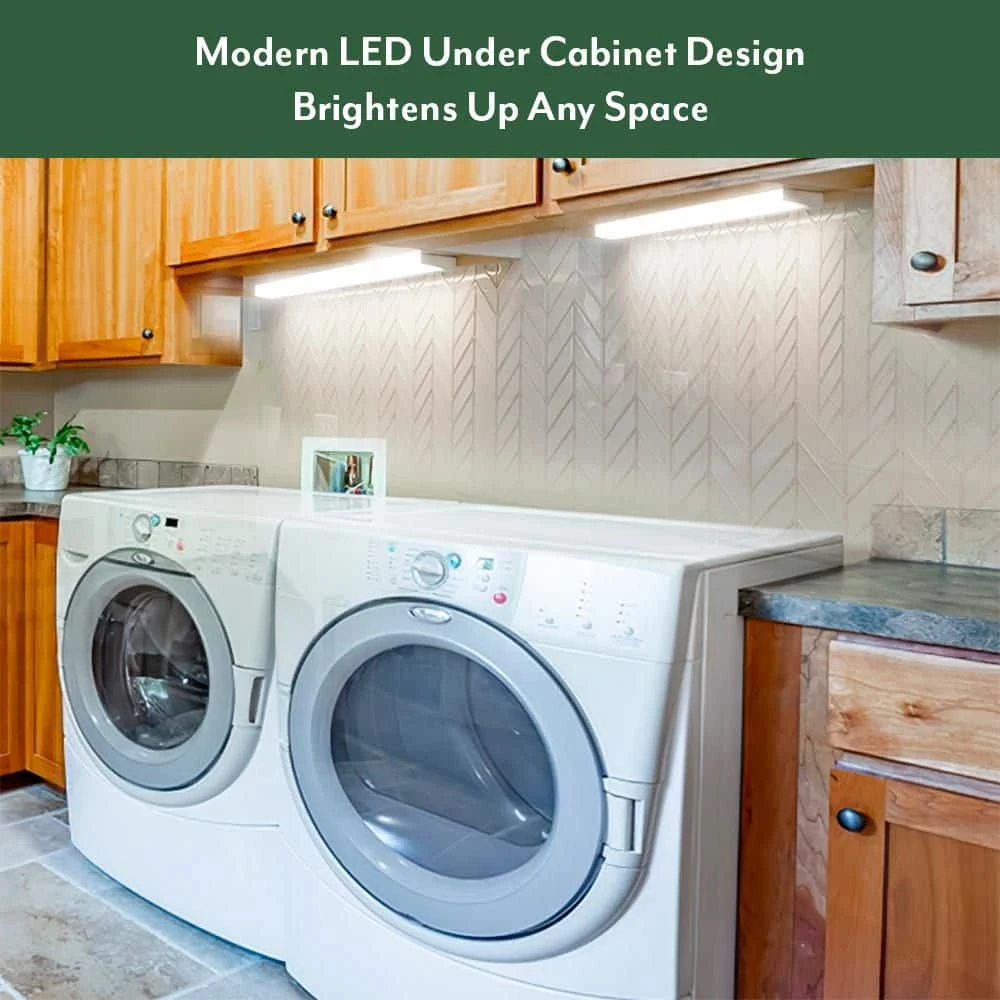 NEXUS 12 In. Plug-in White Integrated LED Linkable Under Cabinet Light 500 Lumens Five Selectable CCT Dimmable 4 NEXUS 12 In. Plug-in White Integrated LED Linkable Under Cabinet Light 500 Lumens Five Selectable CCT Dimmable - Image 2