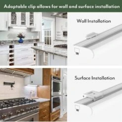 NEXUS 24 In. Plug-in White Integrated LED Linkable Under Cabinet Light 1000 Lumen Five Selectable CCT Dimmable -Lamp Parts white eti lighting under cabinet bar lights b04018301a 66 1000