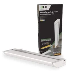 NEXUS 12 In. Plug-in Adjustable Lens Night Light Mode White Integrated LED Linkable Under Cabinet Light Selectable CCT