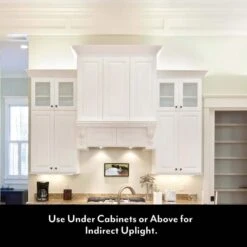 NEXUS 12 In. Plug-in Adjustable Lens White Integrated LED Linkable Under Cabinet Light 400lm Selectable CCT Dimmable -Lamp Parts white eti lighting under cabinet bar lights b04021301a 44 1000