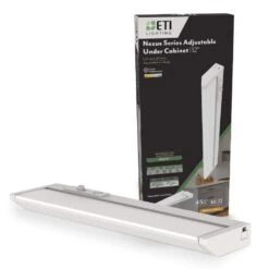 NEXUS 12 In. Plug-in Adjustable Lens White Integrated LED Linkable Under Cabinet Light 400lm Selectable CCT Dimmable