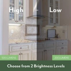 NEXUS 12 In. Plug-in Adjustable Lens White Integrated LED Linkable Under Cabinet Light 400lm Selectable CCT Dimmable -Lamp Parts white eti lighting under cabinet bar lights b04021301a 66 1000