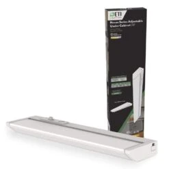 NEXUS 18 In. Plug-in Adjustable Lens White Integrated LED Linkable Under Cabinet Light 750lm Selectable CCT Dimmable