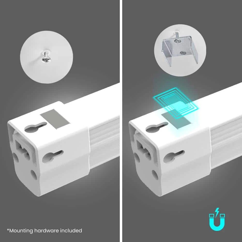 2 Ft. Battery Operated LED White Motion Sensor 25-WH Rechargeable 1000-Lumen Cool White Portable Shop Light (4-Pack) 10 2 Ft. Battery Operated LED White Motion Sensor 25-WH Rechargeable 1000-Lumen Cool White Portable Shop Light (4-Pack) - Image 8