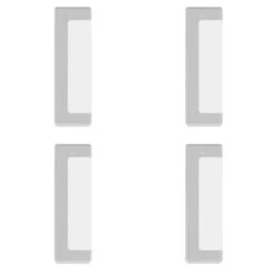 7.5 In. Battery Operated LED White Rechargeable 4000K Cool White Under Cabinet Light (4-Pack)