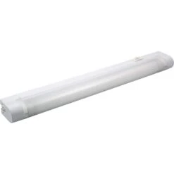 Slim Line 14 In. Fluorescent Under Cabinet Light Fixture With 5 Ft. Cord