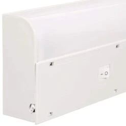 18 In. Fluorescent Under Cabinet Light Fixture -Lamp Parts white ge under cabinet bar lights 16466 40 1000