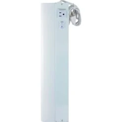 18 In. Plug-In Fluorescent Under Cabinet With Outlet 10 18 In. Plug-In Fluorescent Under Cabinet With Outlet -Lamp Parts white ge under cabinet bar lights 16546 1f 1000