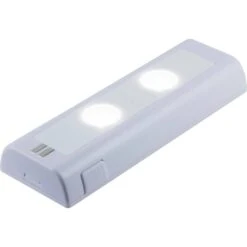 6 In. Battery Operated LED Under Cabinet Utility Light Fixture -Lamp Parts white ge under cabinet bar lights 17542 4f 1000