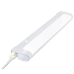 10 In. Plug-In Linkable Under Cabinet Fixture -Lamp Parts white ge under cabinet bar lights 33194 1f 1000