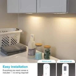 Battery-Operated 12 In. LED Color-Changing Under Cabinet Light Bar -Lamp Parts white ge under cabinet bar lights 41617 t1 fa 1000