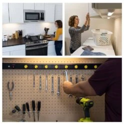 Battery Operated 24 In. LED Under Cabinet Light Bar -Lamp Parts white ge under cabinet bar lights 58158 t1 fa 1000