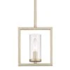 Golden Lighting Marco 1-Light White Gold Pendant