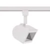 Ocularc 3020-Watt White Integrated LED 5CCT Fixed Track Hardwired Track Lighting Round Back Head H Track Head