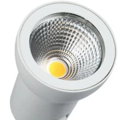 White LED Dimmable Large Cylinder Track Lighting Head -Lamp Parts white hampton bay track lighting heads 1616v wh 1d 1000