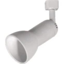 1-Light White Linear Track Lighting R30/PAR30 Large Step Head -Lamp Parts white hampton bay track lighting heads 813950 c3 1000