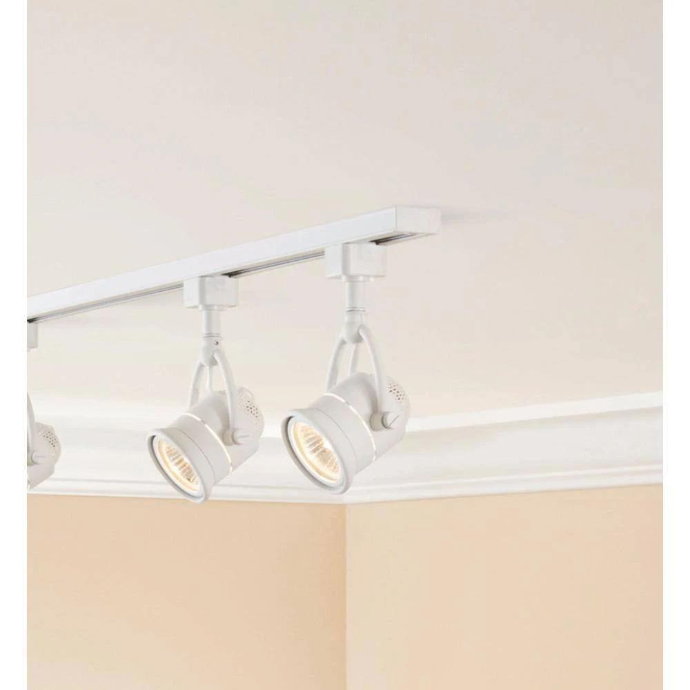 1-Light White Linear Track Lighting Retro Pinhole Head 6 1-Light White Linear Track Lighting Retro Pinhole Head - Image 4