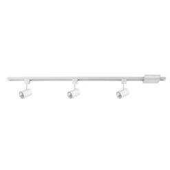 4-ft. 3-Light White Integrated LED Linear Track Lighting Kit With Mini Cylinder Track Heads -Lamp Parts white hampton bay track lighting kits 805029 c3 1000