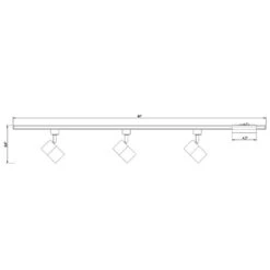 4-ft. 3-Light White Integrated LED Linear Track Lighting Kit With Mini Cylinder Track Heads -Lamp Parts white hampton bay track lighting kits 805029 d4 1000