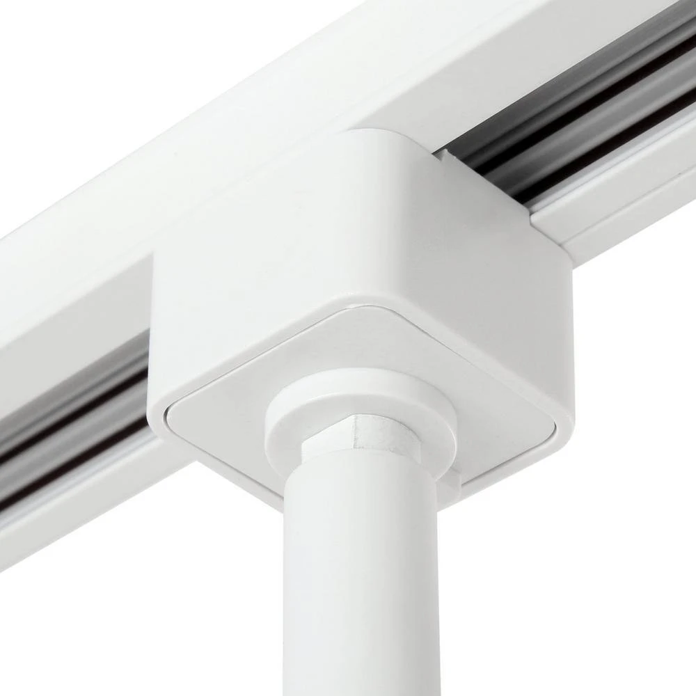 44 In. 3-Light Matte White Mini GU10 Halogen Step Head Linear Track Lighting Kit 4 44 In. 3-Light Matte White Mini GU10 Halogen Step Head Linear Track Lighting Kit - Image 2