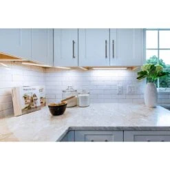 12 In. Hardwired White Integrated LED Dimmable Under Cabinet Light -Lamp Parts white j h led under cabinet bar lights jh splgw 52z fa 1000