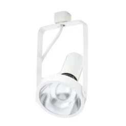 Trac-Lites White Open-Back Gimbal Light