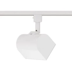 Ocularc 3020-Watt White Integrated LED 5CCT Fixed Track Hardwired Track Lighting Round Back Head L Track Head -Lamp Parts white l track wac lighting track lighting heads l 3020w cs wt 1f 1000