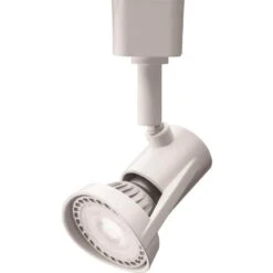1-Light White LED Track Lighting Head