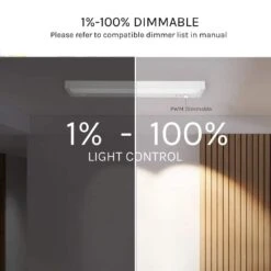 LNC 5 CCT 18 In. Plug-in/Hardwired White Color Changing Integrated LED Linkable Under Cabinet Light -Lamp Parts white lnc under cabinet bar lights he00054 66 1000