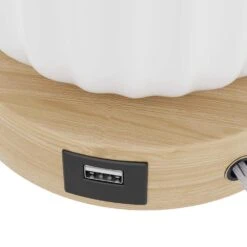 28 In. White Modern Dimmable Ceramic Bedroom Living Room Bedside Desk Nightstand Table Lamps USB Port (Set Of 2) -Lamp Parts white maxax table lamps t164 wh 76 1000