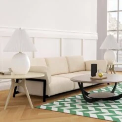 20.5 In. White Modern Ceramic Bedroom Living Room Bedside Desk Nightstand Table Lamps (Set Of 2) -Lamp Parts white maxax table lamps t231 wh s a0 1000