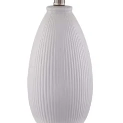 22 In. White Modern Dimmable Ceramic Bedroom Living Room Bedside Desk Nightstand Table Lamps (Set Of 2) -Lamp Parts white maxax table lamps t24 wh 44 1000