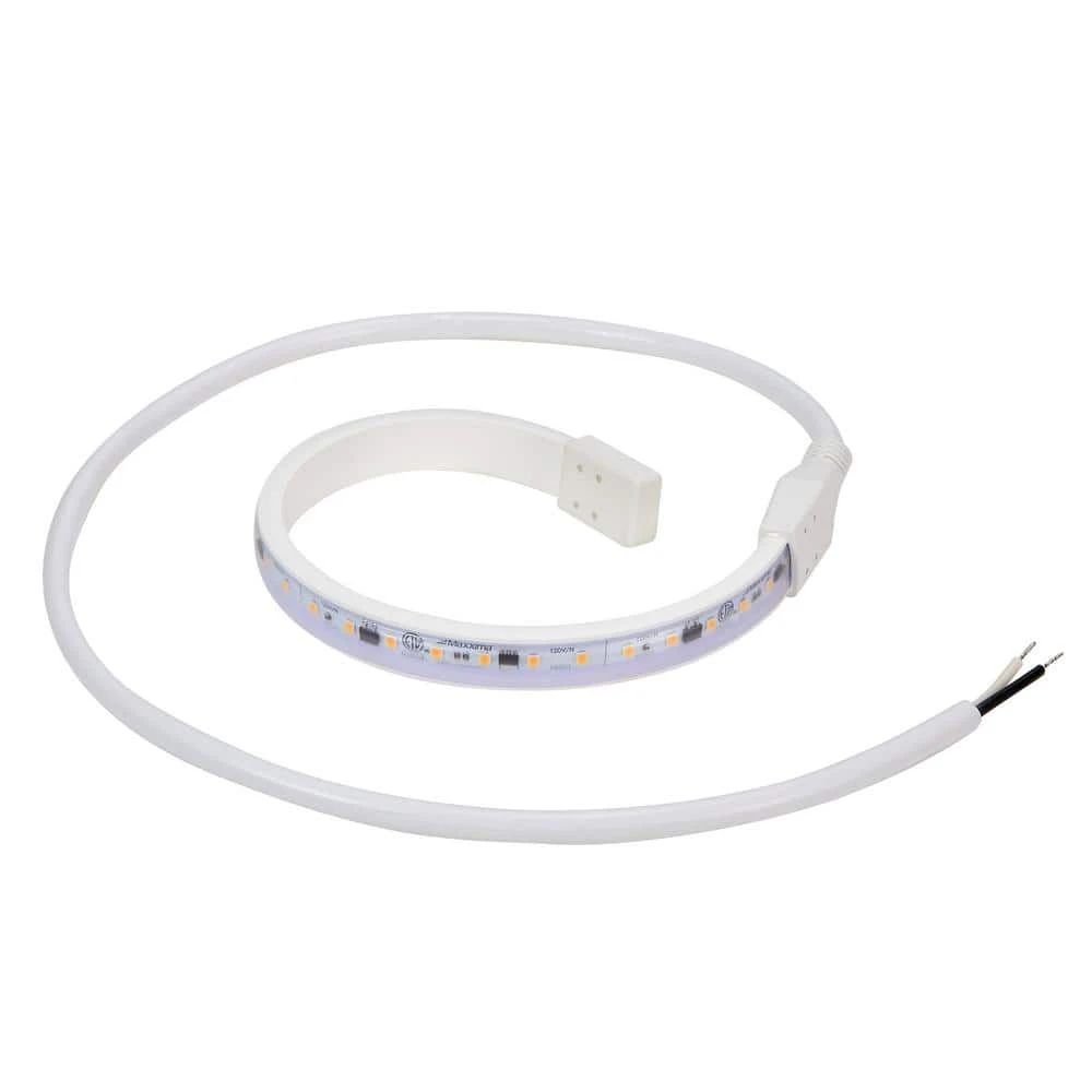 12 In. Hardwired, White, Integrated LED, Under Cabinet Light, 460-Lumens, 3000K Warm White, 120-Volt Cove Light 8 12 In. Hardwired, White, Integrated LED, Under Cabinet Light, 460-Lumens, 3000K Warm White, 120-Volt Cove Light - Image 6