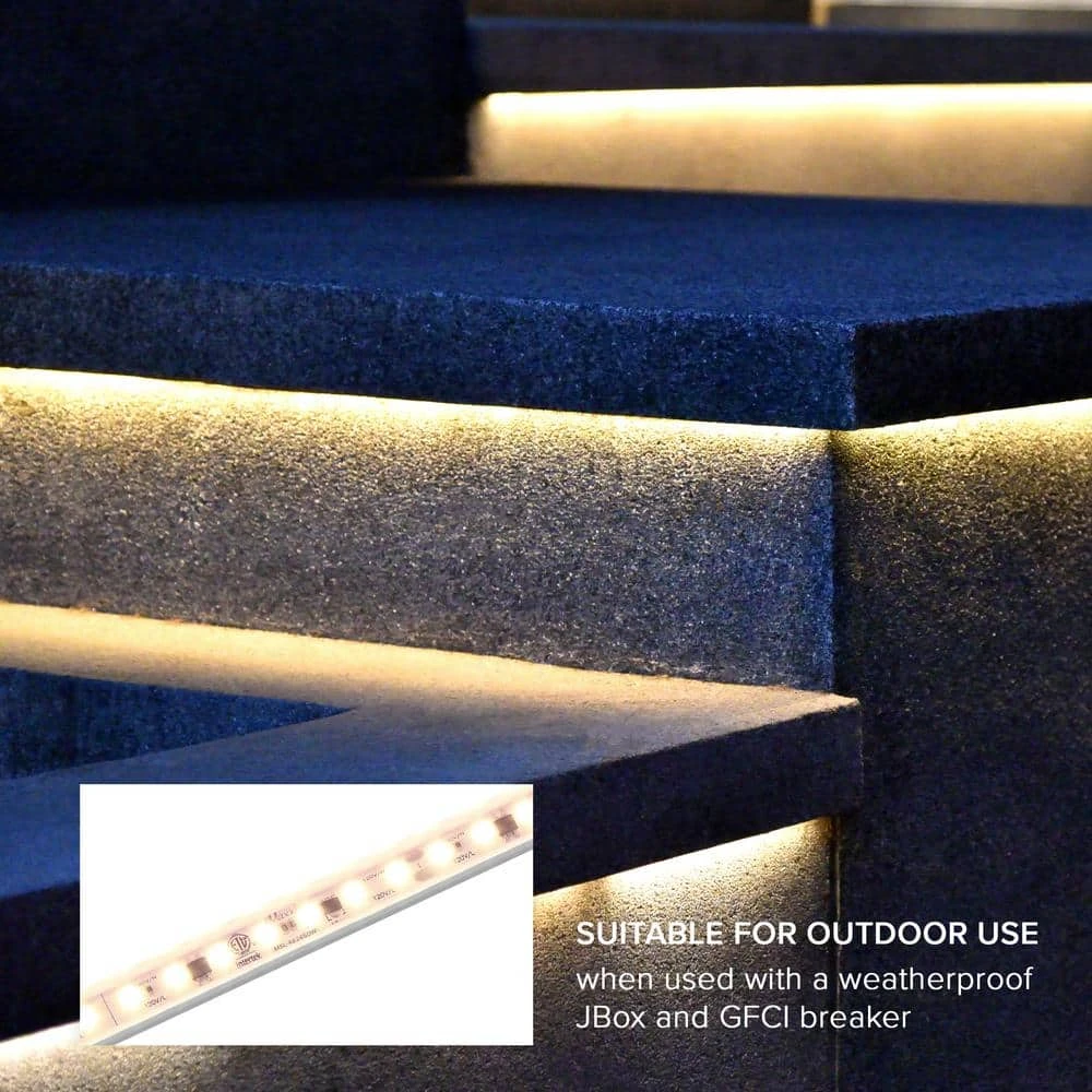 12 In. Hardwired, White, Integrated LED, Under Cabinet Light, 460-Lumens, 3000K Warm White, 120-Volt Cove Light 4 12 In. Hardwired, White, Integrated LED, Under Cabinet Light, 460-Lumens, 3000K Warm White, 120-Volt Cove Light - Image 2