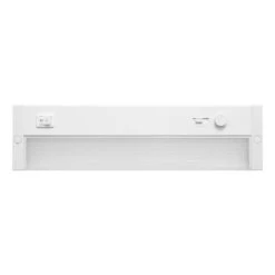 12 In. Hardwired Or Plug And Play, White, Integrated LED Under Cabinet Light, Dimmable, Linkable, 5-CCT -Lamp Parts white maxxima under cabinet bar lights msl 1265005 4f 1000