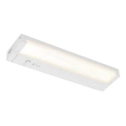 12 In. Hardwired Or Plug And Play, White, Integrated LED Under Cabinet Light, Dimmable, Linkable, 5-CCT -Lamp Parts white maxxima under cabinet bar lights msl 1265005 76 1000