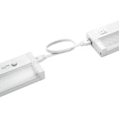 12 In. Hardwired Or Plug And Play, White, Integrated LED Under Cabinet Light, Dimmable, Linkable, 5-CCT -Lamp Parts white maxxima under cabinet bar lights msl 1265005 a0 1000