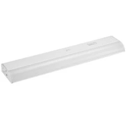18 In. Hardwired White Integrated LED Under Cabinet Light, 700 Lumens, 5 CCT 2700K-5000K, On/Off Switch -Lamp Parts white maxxima under cabinet bar lights msl 1887005 4f 1000