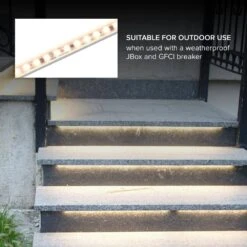 18 In. Hardwired, White, Integrated LED, Under Cabinet Light, 690 Lumens, 3000K Warm White, 120-Volt Cove Light -Lamp Parts white maxxima under cabinet bar lights msl 189200w 66 1000