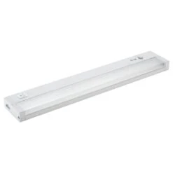 18 In. Hardwired Or Plug And Play, White, Integrated LED, Integrated LED Under Cabinet Light, Dimmable, Linkable, 5-CCT -Lamp Parts white maxxima under cabinet bar lights msl 1895005 31 1000