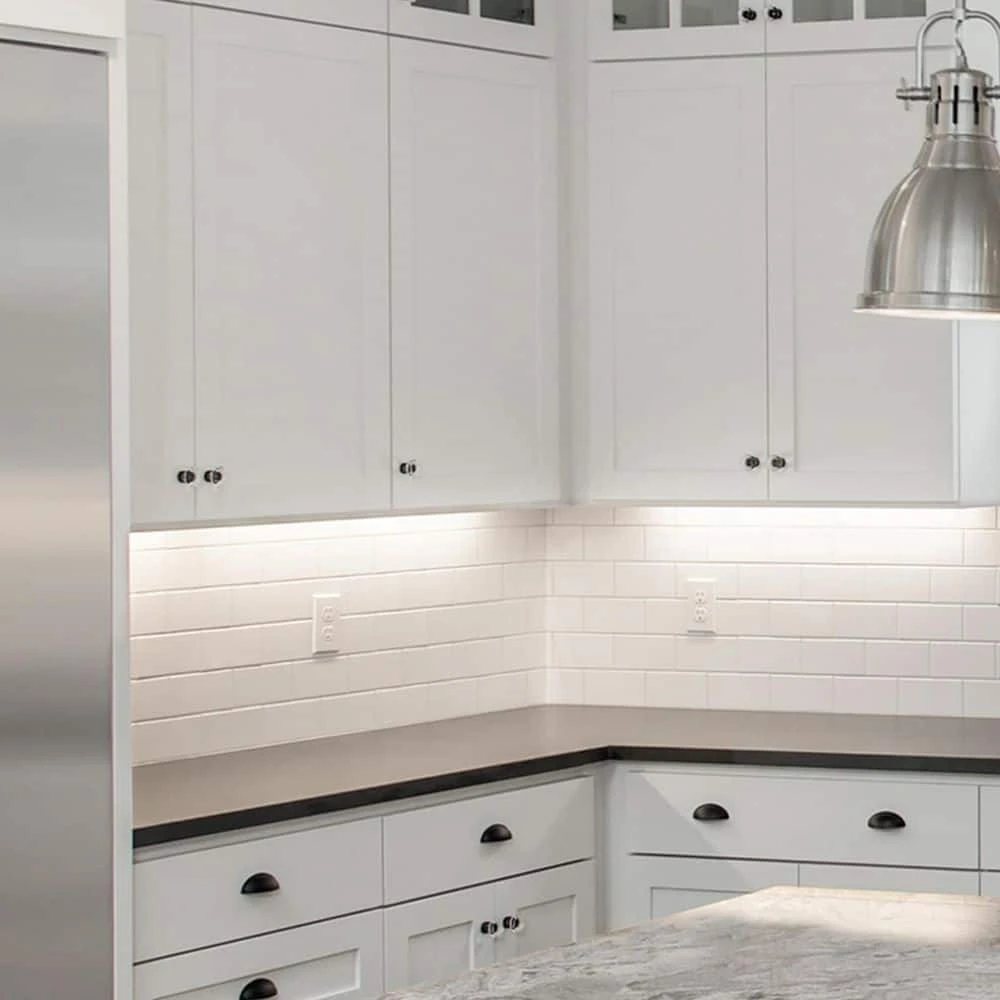 24 In. Hardwired White Integrated LED Under Cabinet Light, 1100 Lumens, 5 CCT 2700K-5000K, On/Off Switch 8 24 In. Hardwired White Integrated LED Under Cabinet Light, 1100 Lumens, 5 CCT 2700K-5000K, On/Off Switch - Image 6