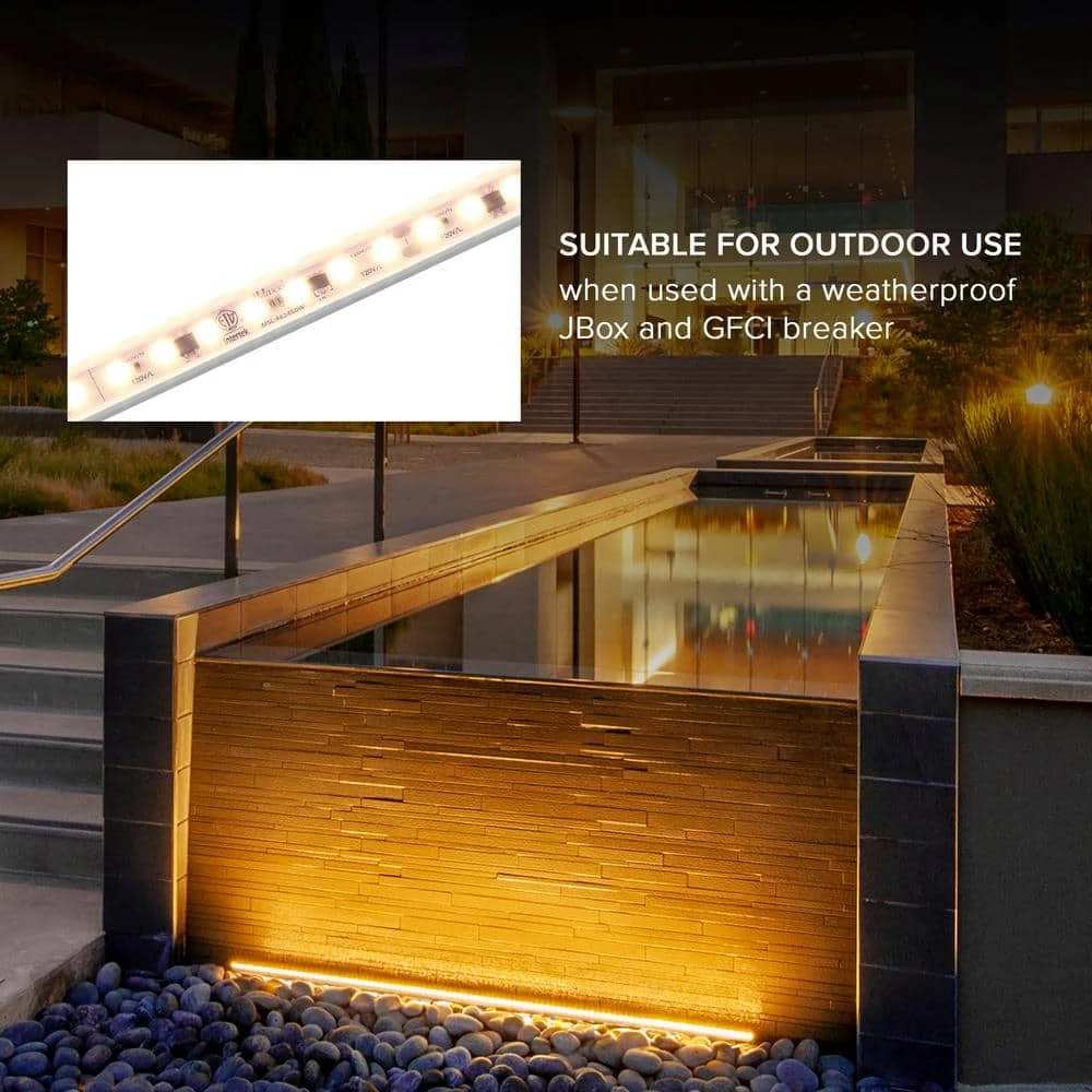 24 In. Hardwired, White, Integrated LED, Under Cabinet Light, 920 Lumens, 3000K Warm White, 120-Volt Cove Light 5 24 In. Hardwired, White, Integrated LED, Under Cabinet Light, 920 Lumens, 3000K Warm White, 120-Volt Cove Light - Image 3