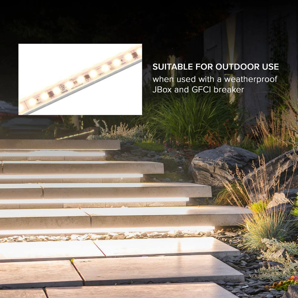 36 In. Hardwired, White, Integrated LED, Under Cabinet Light, 1380 Lumens, 3000K Warm White, 120-Volt Cove Light 4 36 In. Hardwired, White, Integrated LED, Under Cabinet Light, 1380 Lumens, 3000K Warm White, 120-Volt Cove Light - Image 2