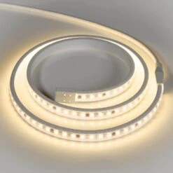 48 In. Hardwired, White, Integrated LED, Under Cabinet Light, 1840 Lumens, 3000K Warm White, 120-Volt Cove Light -Lamp Parts white maxxima under cabinet bar lights msl 482450w 44 1000