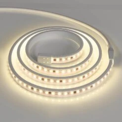 60 In. Hardwired, White, Integrated LED, Under Cabinet Light, 2300 Lumens, 3000K Warm White, 120-Volt Cove Light -Lamp Parts white maxxima under cabinet bar lights msl 603050w 44 1000